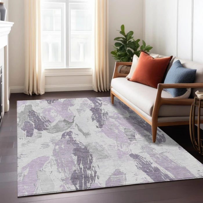 Addison Rugs Chantille Purple ACN1599 5ft. x 7ft.6in. Rect. Rug