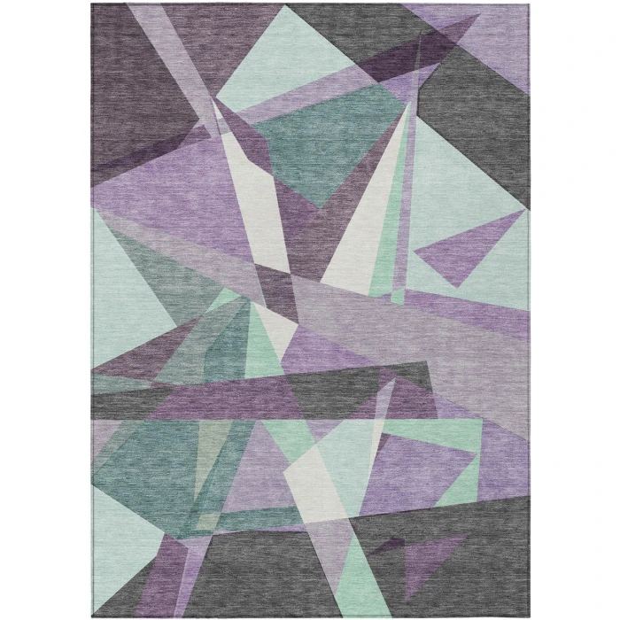 Addison Rugs Chantille Purple ACN1612 5ft. x 7ft.6in. Rect. Rug