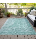 Addison Rugs Chantille Teal ACN1614 9ft. x 12ft. Rect. Rug