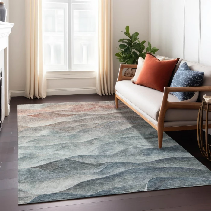 Addison Rugs Chantille Teal ACN1618 8ft. x 10ft. Rect. Rug