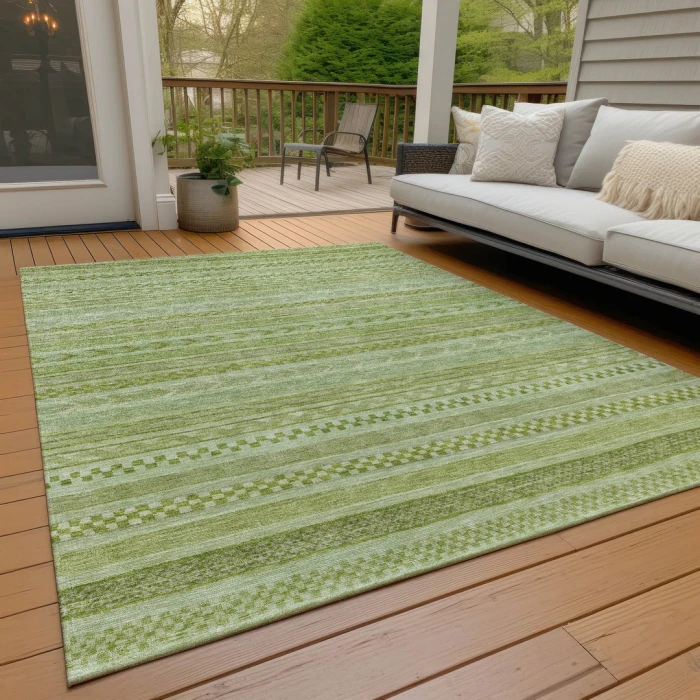 Addison Rugs Chantille Green ACN1625 8ft. x 10ft. Rect. Rug