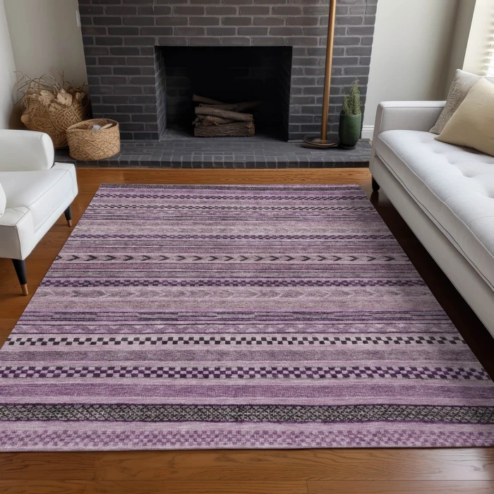Addison Rugs Chantille Purple ACN1625 8ft. x 10ft. Rect. Rug