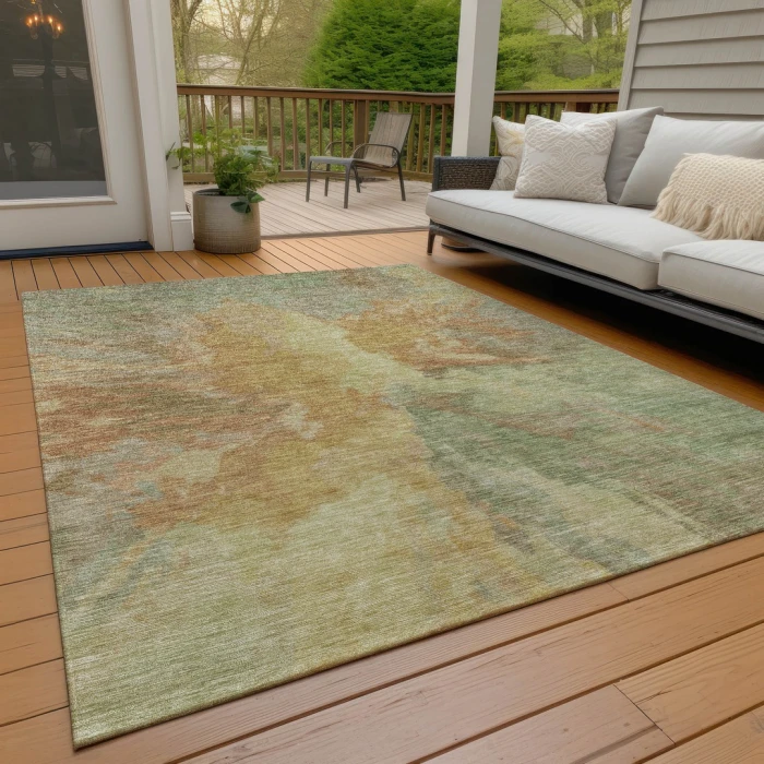 Addison Rugs Chantille Green ACN1632 5ft. x 7ft.6in. Rect. Rug