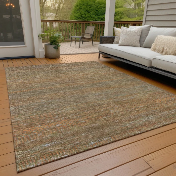 Addison Rugs Chantille Brown ACN1633 5ft. x 7ft.6in. Rect. Rug