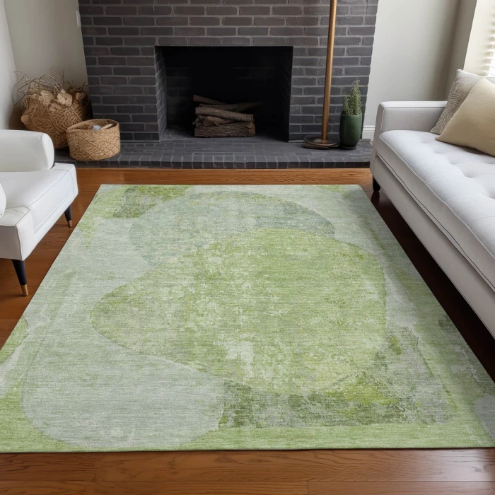 Addison Rugs Chantille Green ACN1635 5ft. x 7ft.6in. Rect. Rug