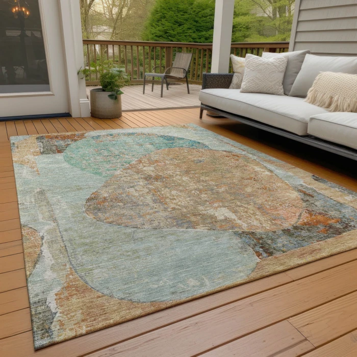 Addison Rugs Chantille Teal ACN1635 5ft. x 7ft.6in. Rect. Rug