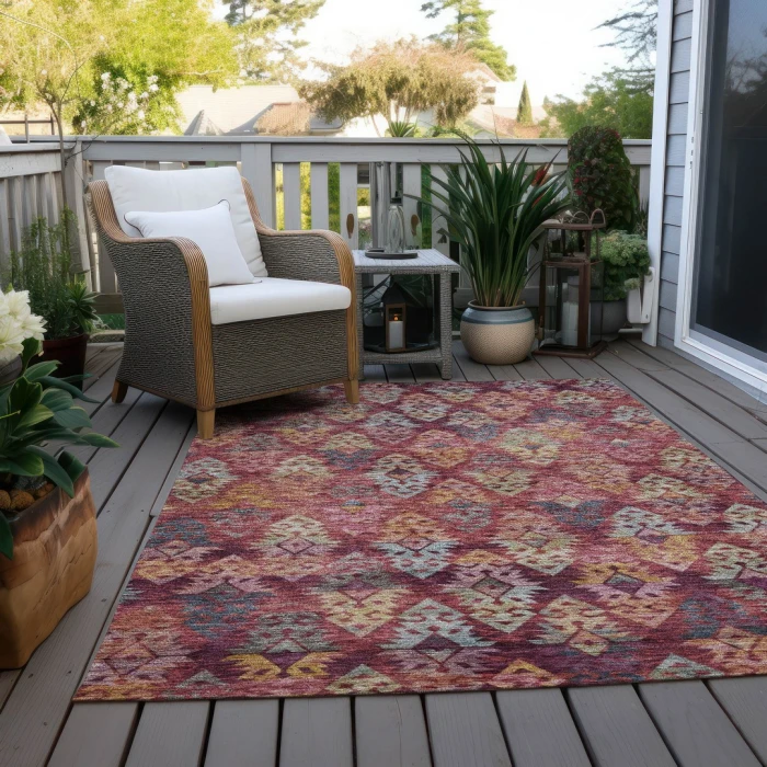 Addison Rugs Chantille Orange ACN1637 5ft. x 7ft.6in. Rect. Rug