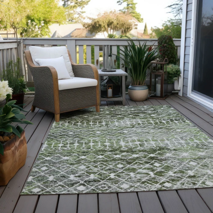 Addison Rugs Chantille Green ACN1638 5ft. x 7ft.6in. Rect. Rug