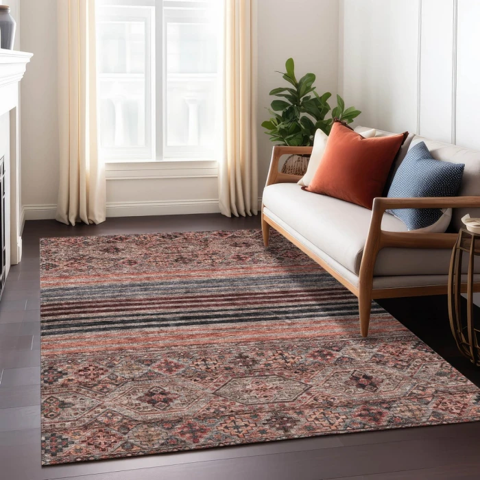 Addison Rugs Chantille Orange ACN1641 5ft. x 7ft.6in. Rect. Rug