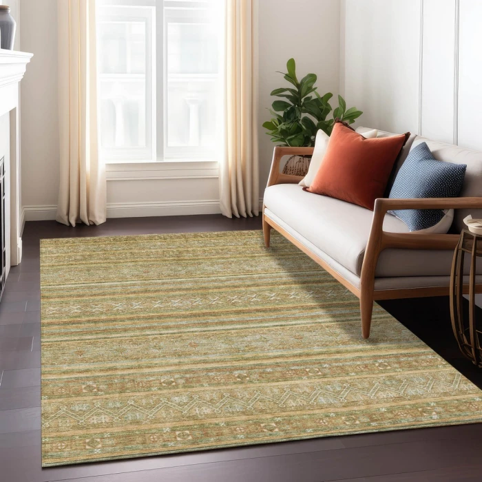Addison Rugs Chantille Green ACN1644 8ft. x 10ft. Rect. Rug
