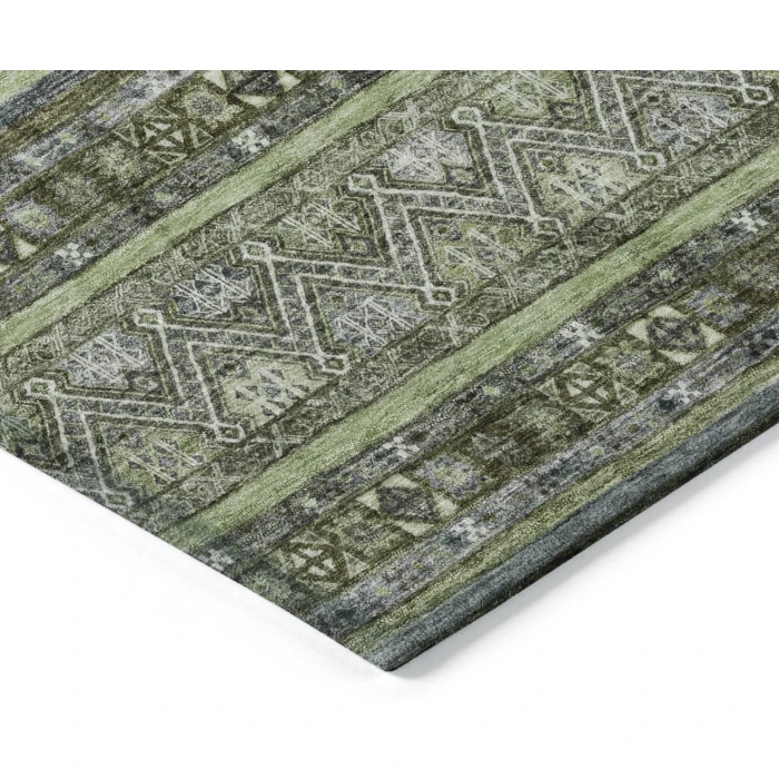 Addison Rugs Chantille Green ACN1644 9ft. x 12ft. Rect. Rug