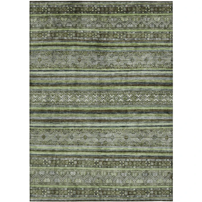 Addison Rugs Chantille Green ACN1644 9ft. x 12ft. Rect. Rug