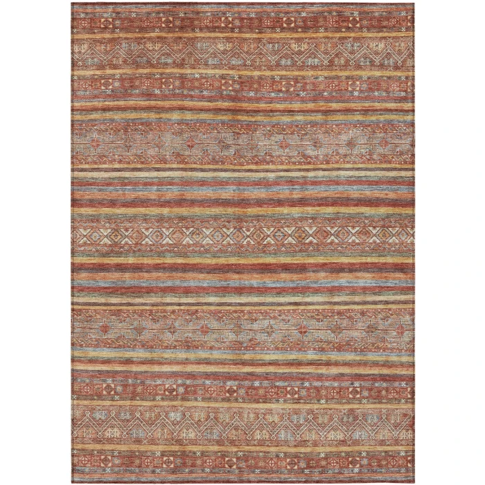 Addison Rugs Chantille Orange ACN1644 9ft. x 12ft. Rect. Rug