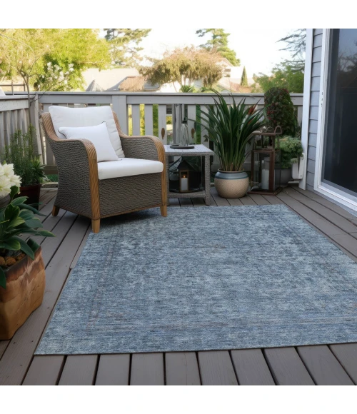 Addison Rugs Chantille Blue ACN1645 5ft. x 7ft.6in. Rect. Rug