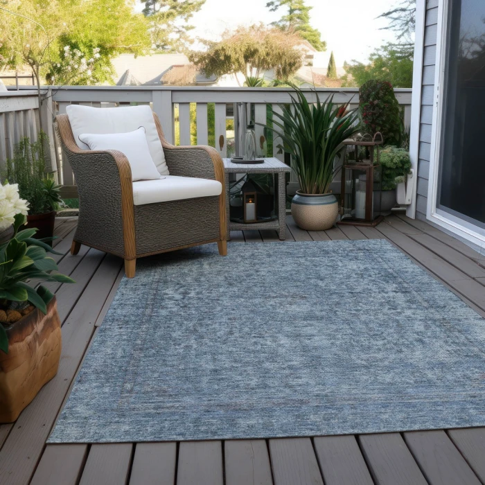 Addison Rugs Chantille Blue ACN1645 5ft. x 7ft.6in. Rect. Rug