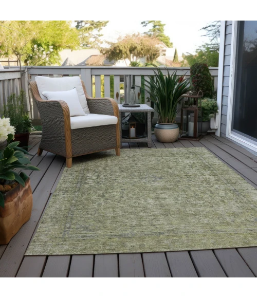 Addison Rugs Chantille Green ACN1645 9ft. x 12ft. Rect. Rug