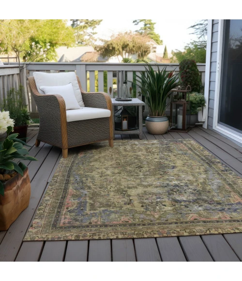 Addison Rugs Chantille Green ACN1646 8ft. x 10ft. Rect. Rug