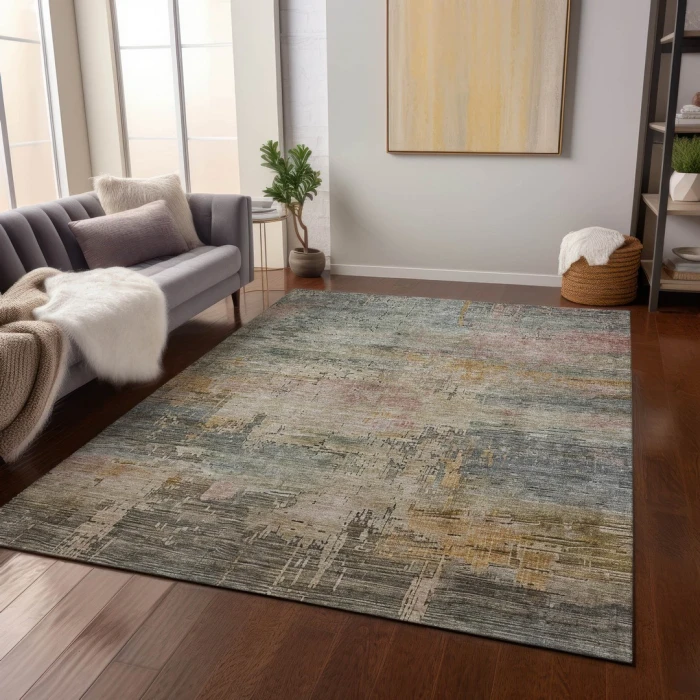 Addison Rugs Chantille Green ACN1650 8ft. x 10ft. Rect. Rug
