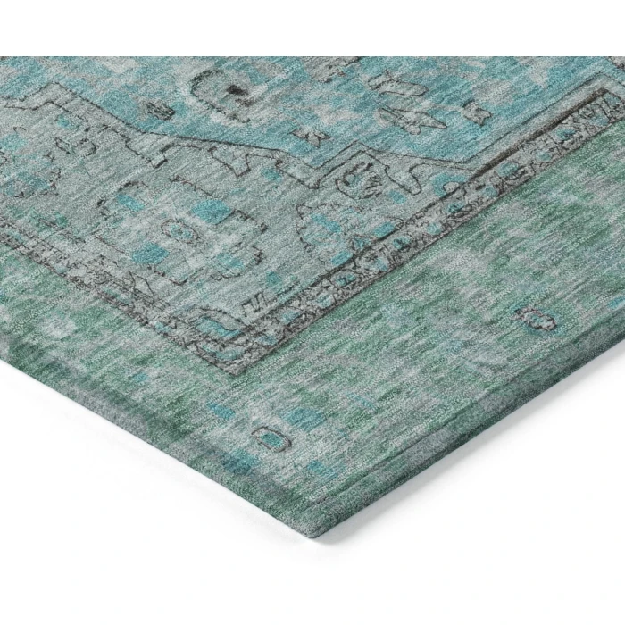 Addison Rugs Chantille Teal ACN1651 9ft. x 12ft. Rect. Rug