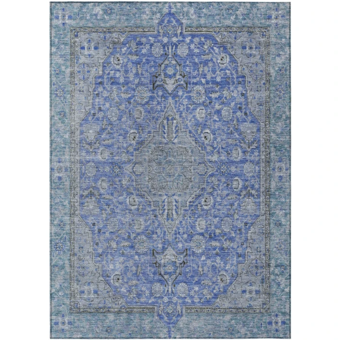 Addison Rugs Chantille Blue ACN1651 9ft. x 12ft. Rect. Rug