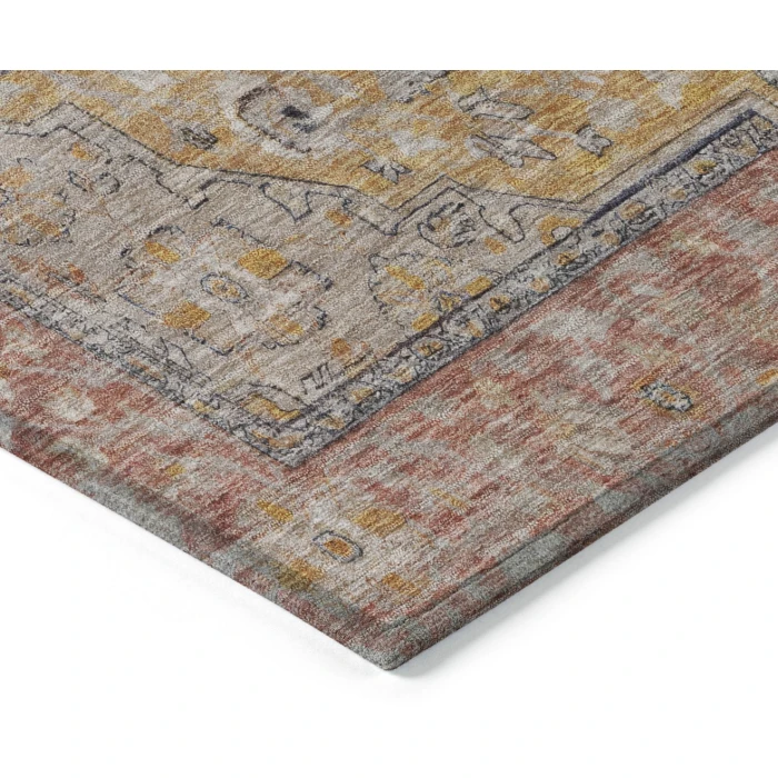 Addison Rugs Chantille Gold ACN1651 9ft. x 12ft. Rect. Rug