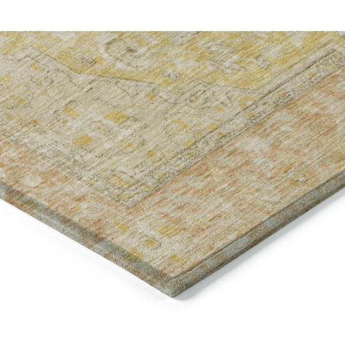 Addison Rugs Chantille Gold ACN1651 9ft. x 12ft. Rect. Rug