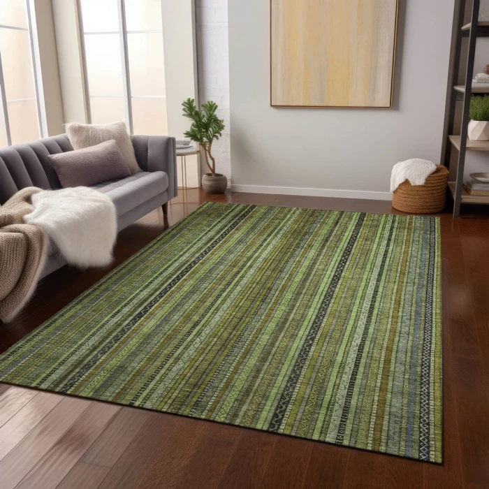 Addison Rugs Chantille Green ACN1654 8ft. x 10ft. Rect. Rug