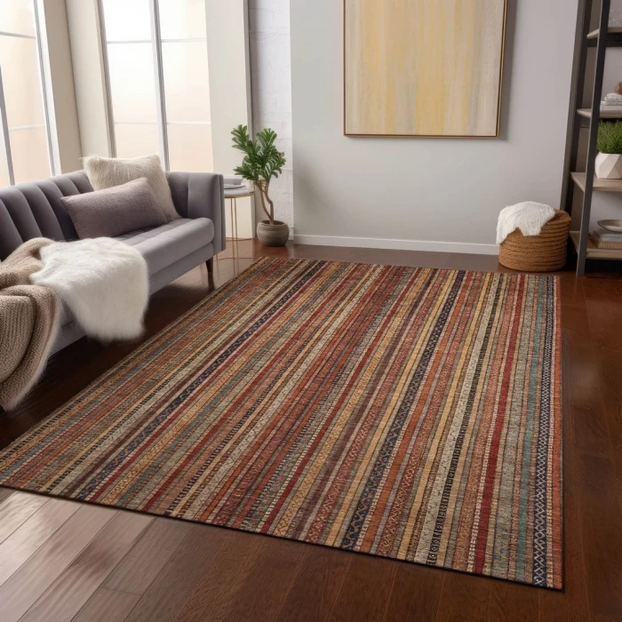 Addison Rugs Chantille Orange ACN1654 8ft. x 10ft. Rect. Rug