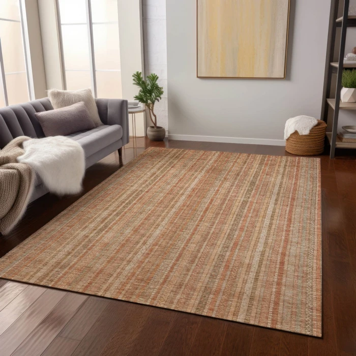 Addison Rugs Chantille Orange ACN1655 9ft. x 12ft. Rect. Rug
