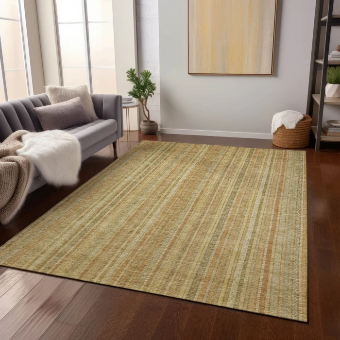 Addison Rugs Chantille Gold ACN1655 8ft. x 10ft. Rect. Rug