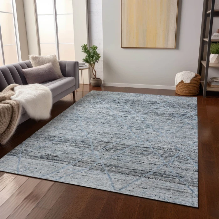 Addison Rugs Chantille Blue ACN1658 8ft. x 10ft. Rect. Rug