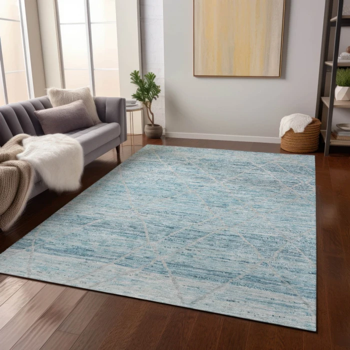 Addison Rugs Chantille Teal ACN1658 8ft. x 10ft. Rect. Rug