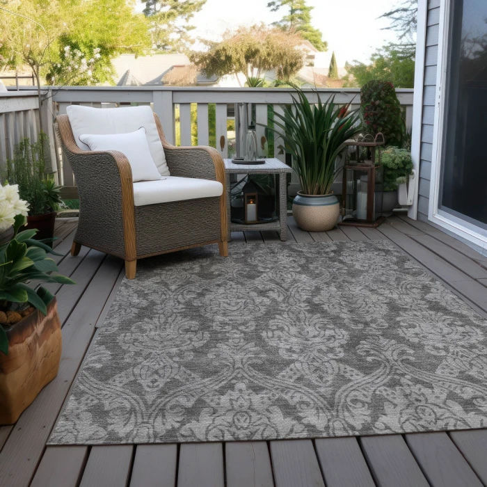 Addison Rugs Chantille Gray ACN1659 8ft. x 10ft. Rect. Rug
