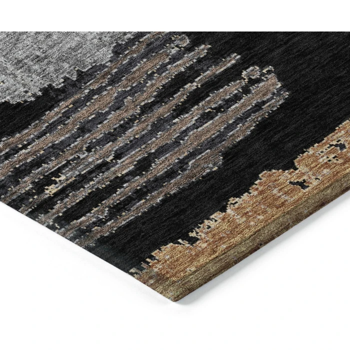 Addison Rugs Chantille Black ACN1665 9ft. x 12ft. Rect. Rug