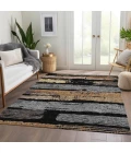 Addison Rugs Chantille Black ACN1665 9ft. x 12ft. Rect. Rug