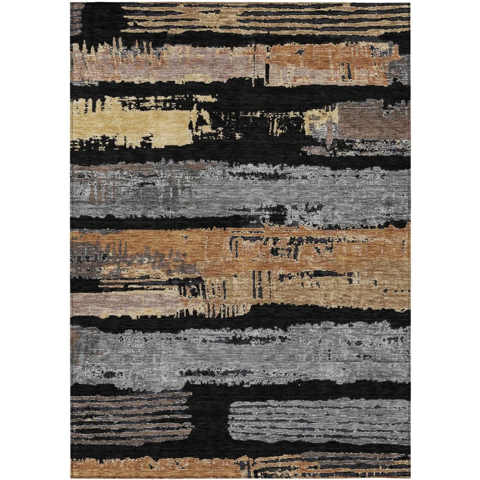 Addison Rugs Chantille Black ACN1665 9ft. x 12ft. Rect. Rug