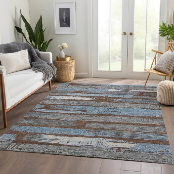 Addison Rugs Chantille Brown ACN1665 5ft. x 7ft.6in. Rect. Rug