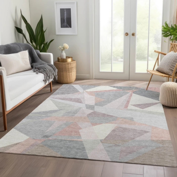 Addison Rugs Chantille Pink ACN1666 8ft. x 10ft. Rect. Rug