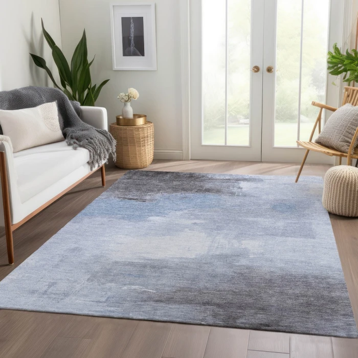 Addison Rugs Chantille Blue ACN1672 5ft. x 7ft.6in. Rect. Rug