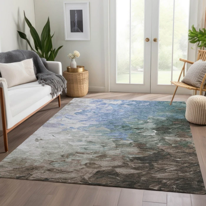 Addison Rugs Chantille Blue ACN1674 9ft. x 12ft. Rect. Rug