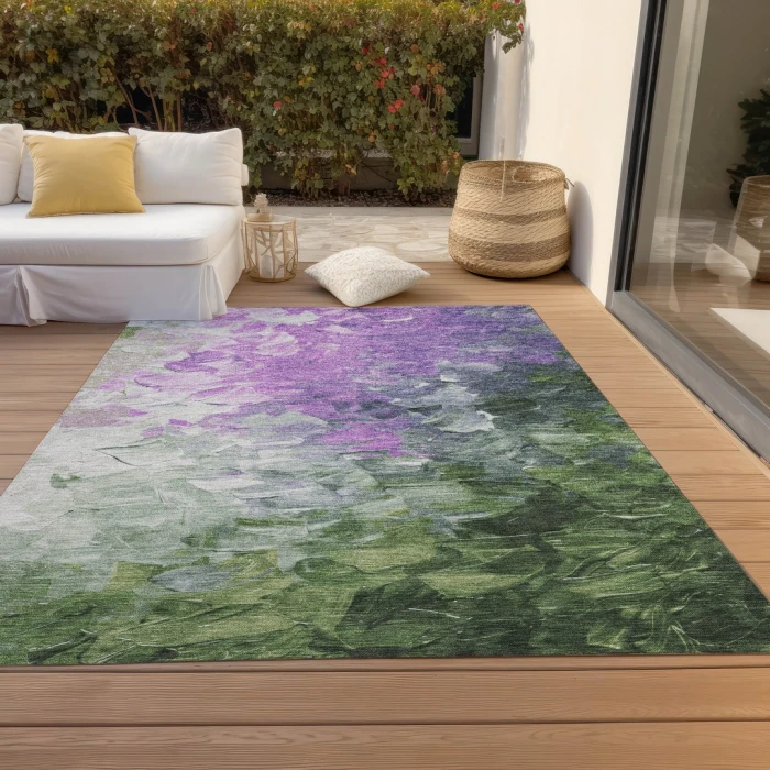 Addison Rugs Chantille Purple ACN1674 9ft. x 12ft. Rect. Rug