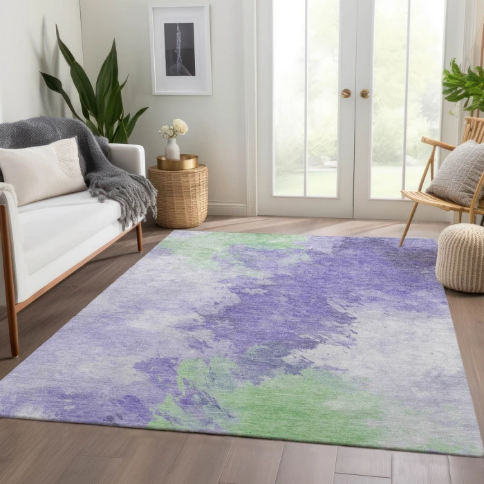 Addison Rugs Chantille Purple ACN1675 9ft. x 12ft. Rect. Rug