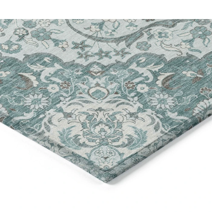 Addison Rugs Chantille Teal ACN1677 9ft. x 12ft. Rect. Rug