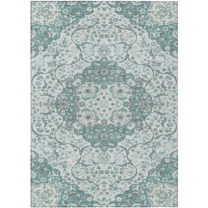 Addison Rugs Chantille Teal ACN1677 9ft. x 12ft. Rect. Rug