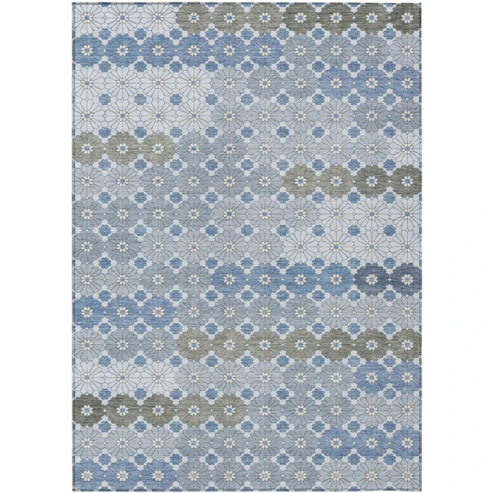 Addison Rugs Chantille Blue ACN1678 8ft. x 10ft. Rect. Rug