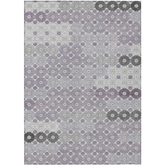 Addison Rugs Chantille Purple ACN1678 5ft. x 7ft.6in. Rect. Rug
