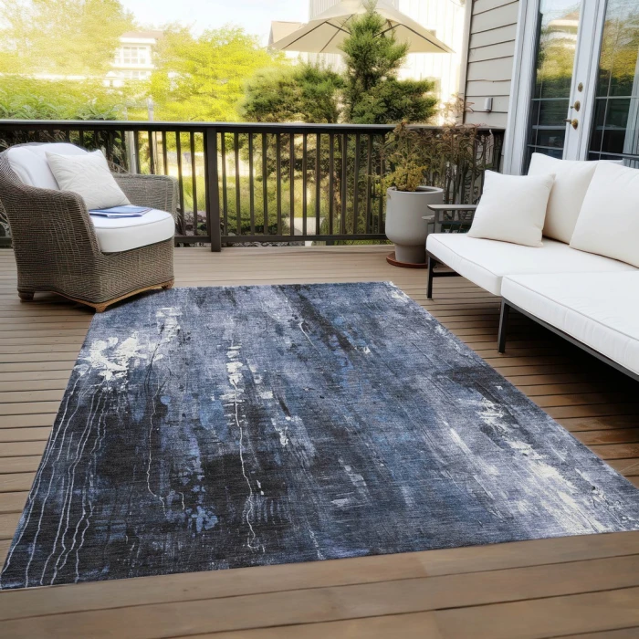Addison Rugs Chantille Blue ACN1683 5ft. x 7ft.6in. Rect. Rug