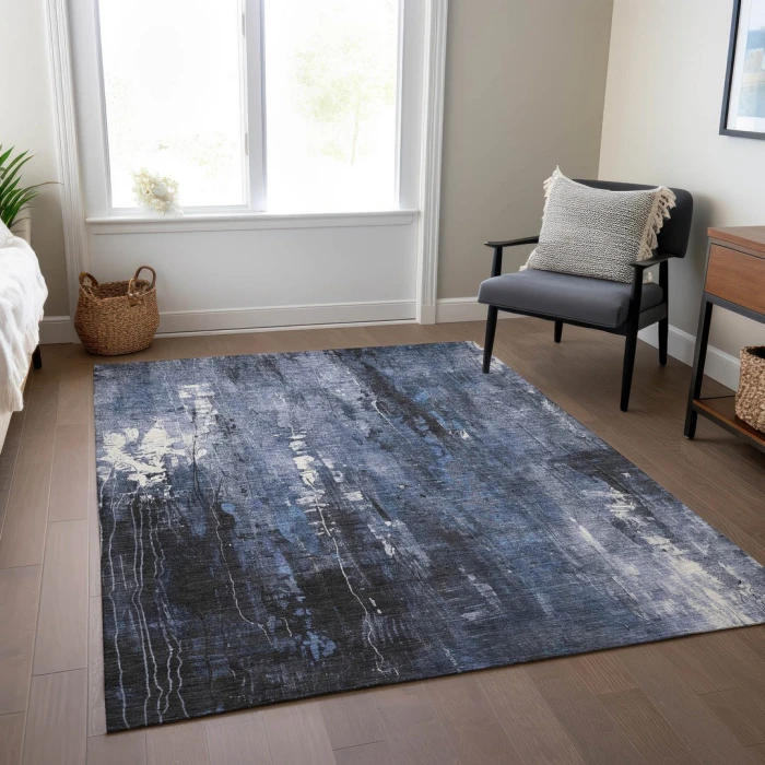 Addison Rugs Chantille Blue ACN1683 5ft. x 7ft.6in. Rect. Rug