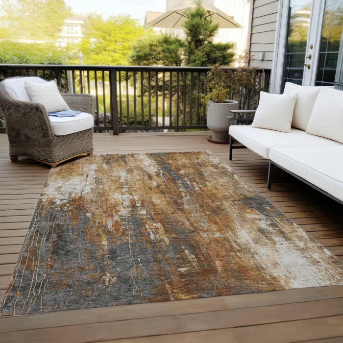 Addison Rugs Chantille Orange ACN1683 5ft. x 7ft.6in. Rect. Rug