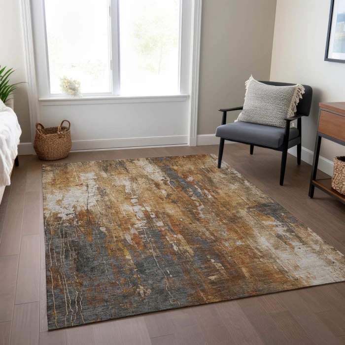 Addison Rugs Chantille Orange ACN1683 5ft. x 7ft.6in. Rect. Rug